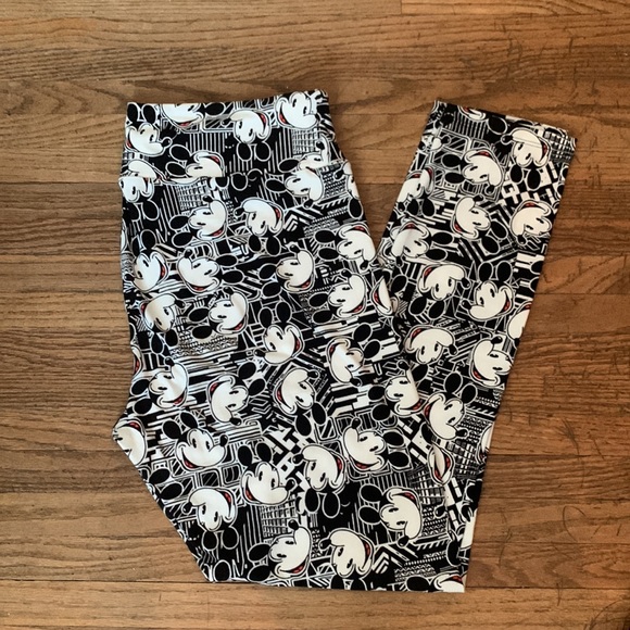 Women’s LuLaRoe Tall & Curvy Leggings Bundle- Mickey Mouse & Cute Patterns - Picture 5 of 10